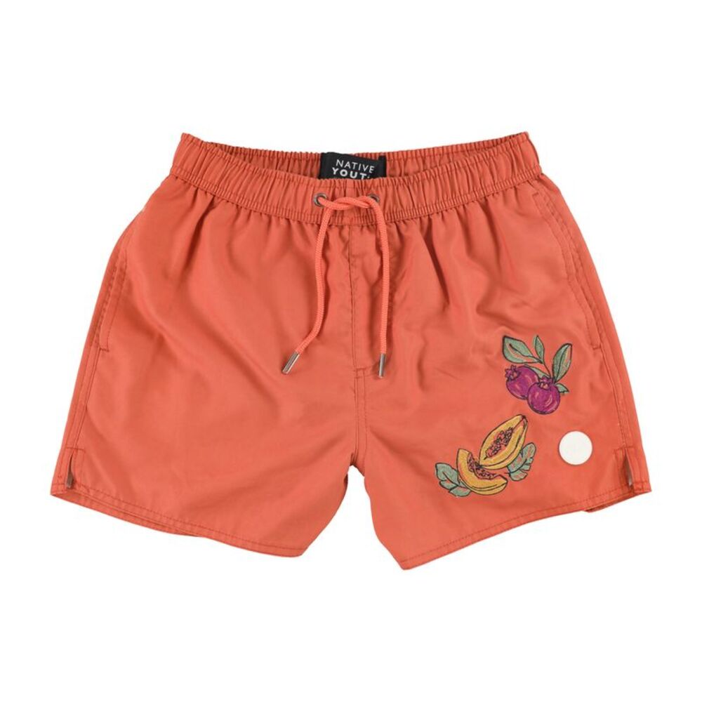 NATIVE YOUTH Mens Fruit Print Swim Bottom Trunks, NWT